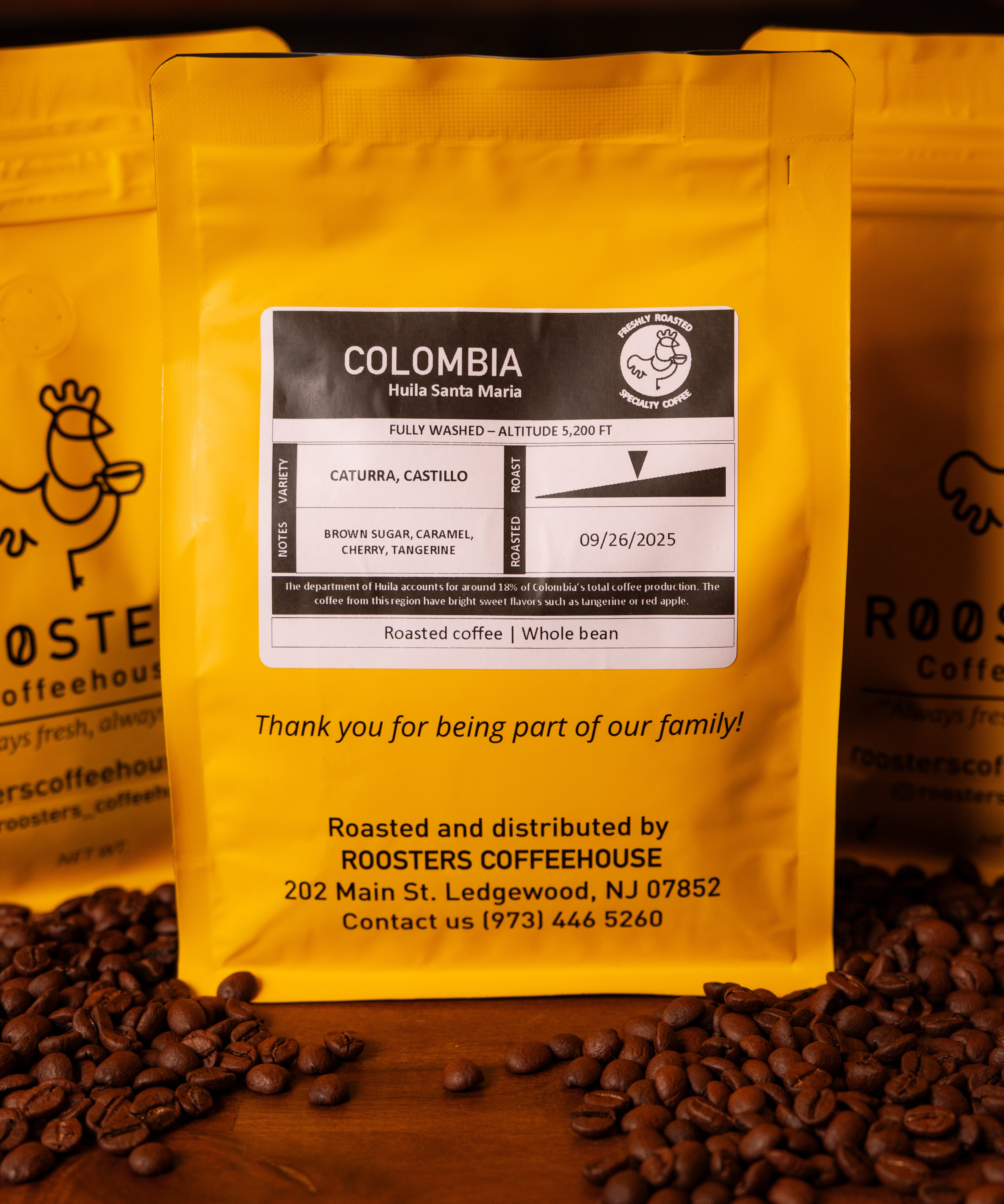 Colombia Huila Santa Maria Coffee Bag